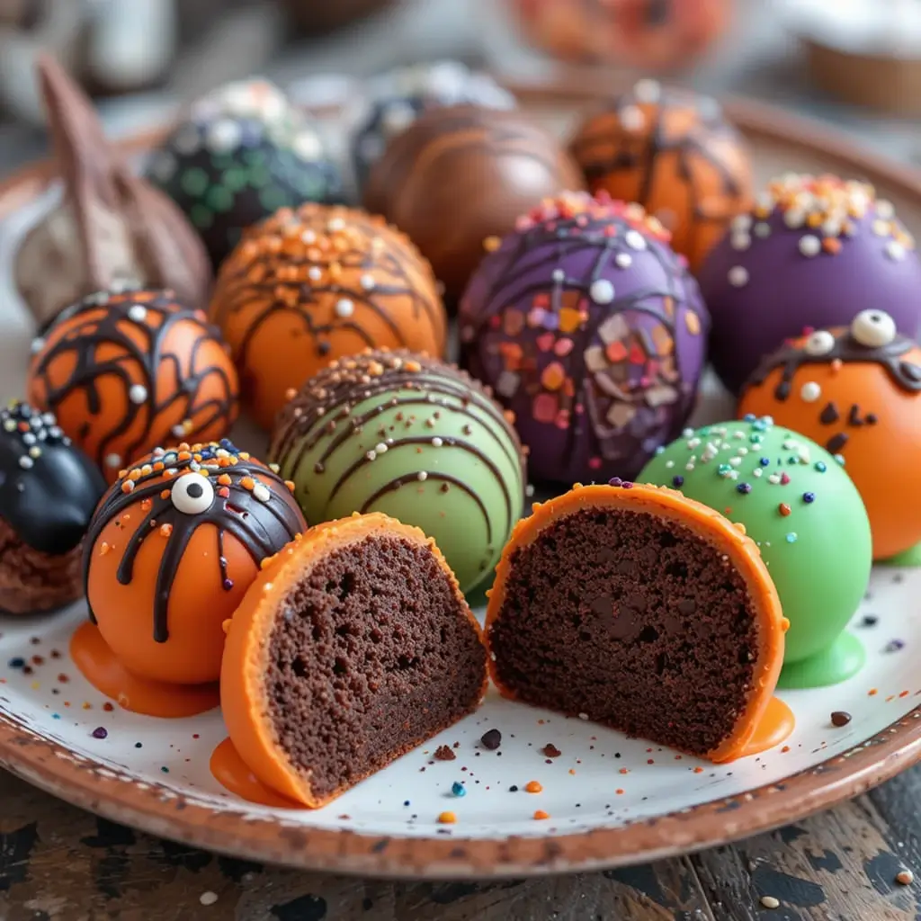 Halloween Cake Balls