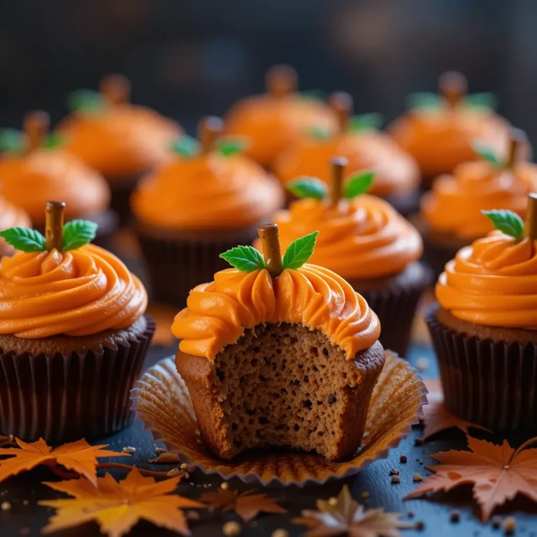 Halloween Cupcake Pumpkin