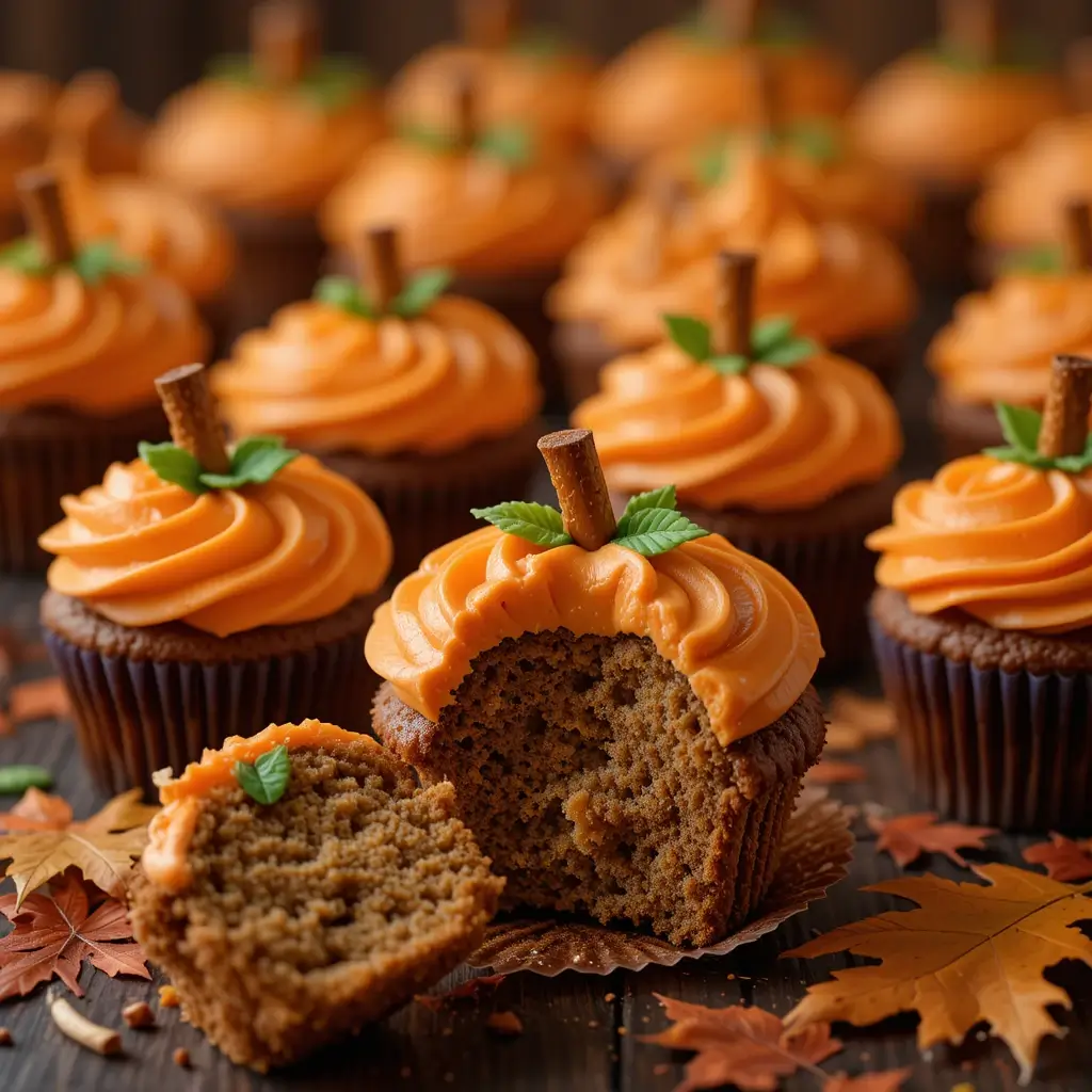 Halloween Cupcake Pumpkin