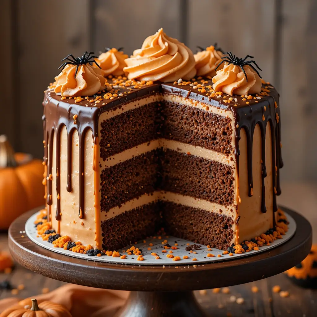 Halloween Drip Cake