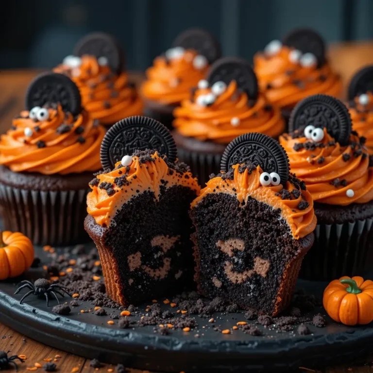 Halloween Oreo Cupcakes