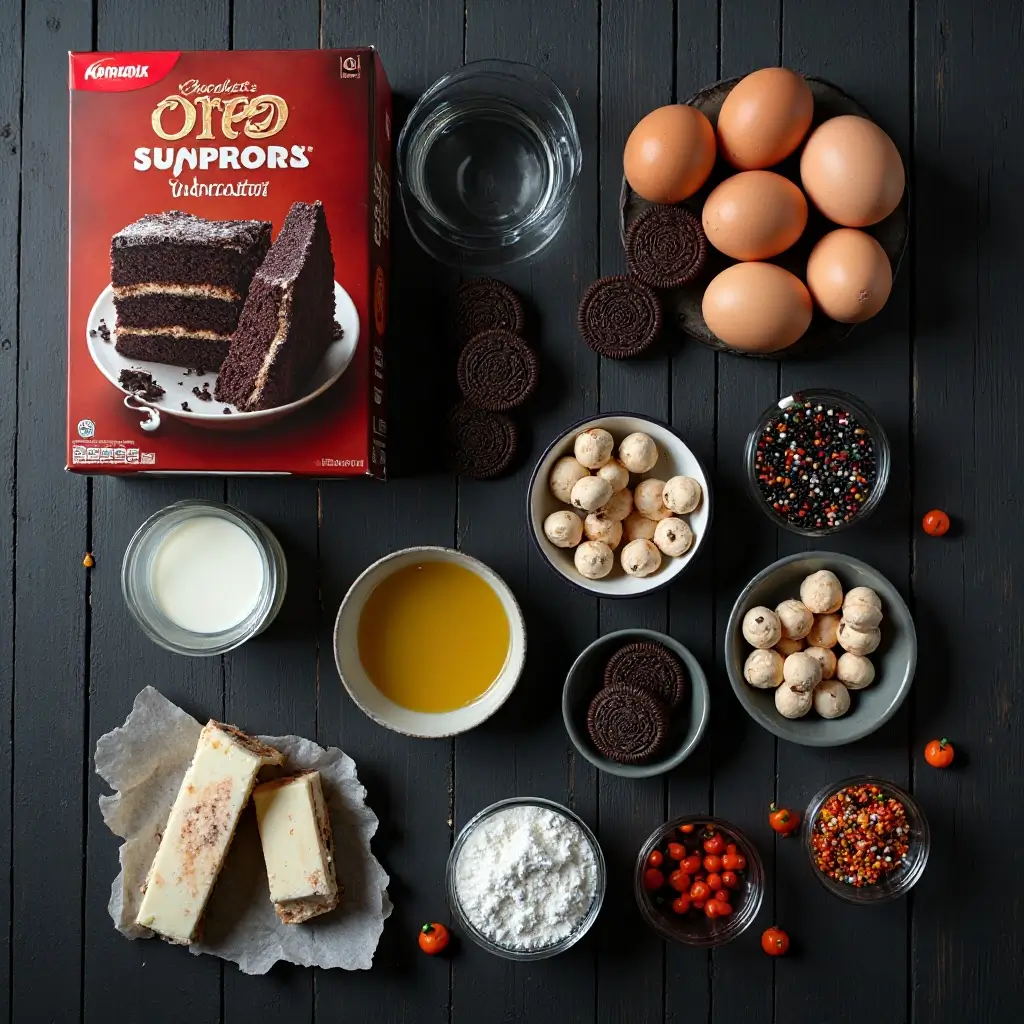 Halloween Oreo Cupcakes