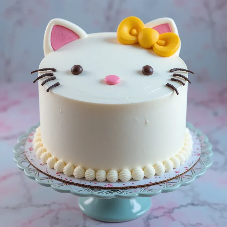 Hello Kitty Cake Design