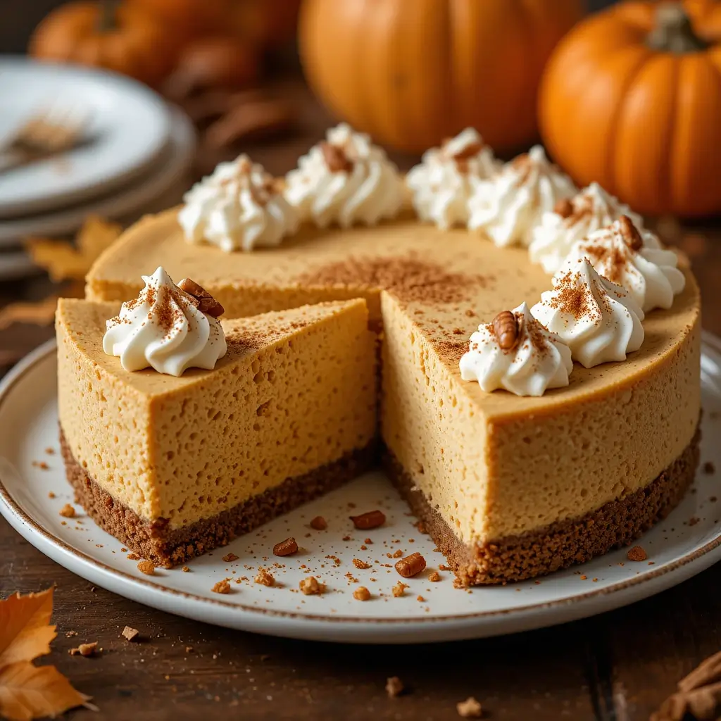 Keto Pumpkin Cheesecake