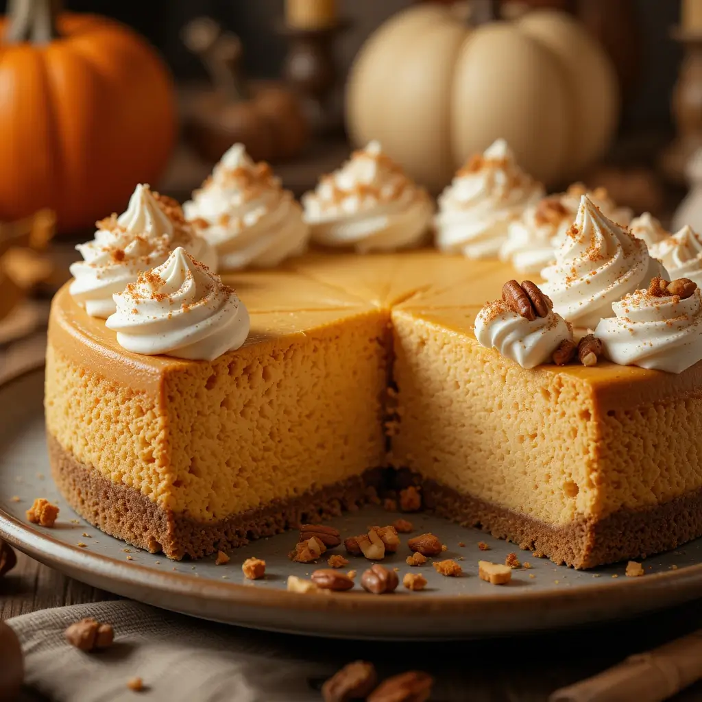Keto Pumpkin Cheesecake