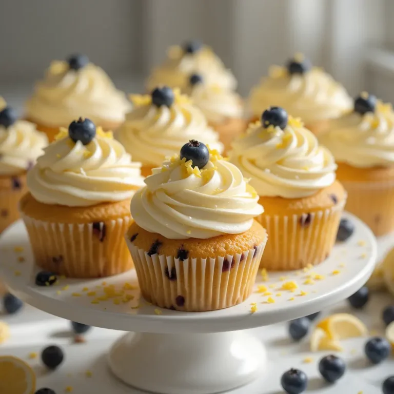 Lemon Blueberry Cupcakes
