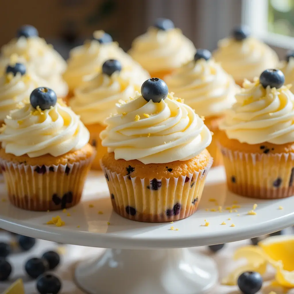 Lemon Blueberry Cupcakes