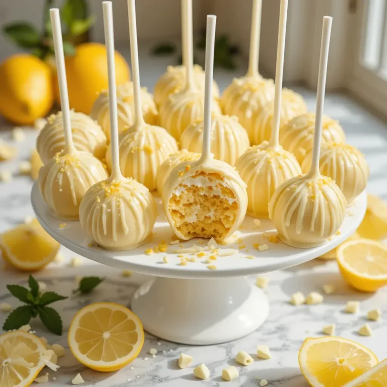 Lemon Cake Pops