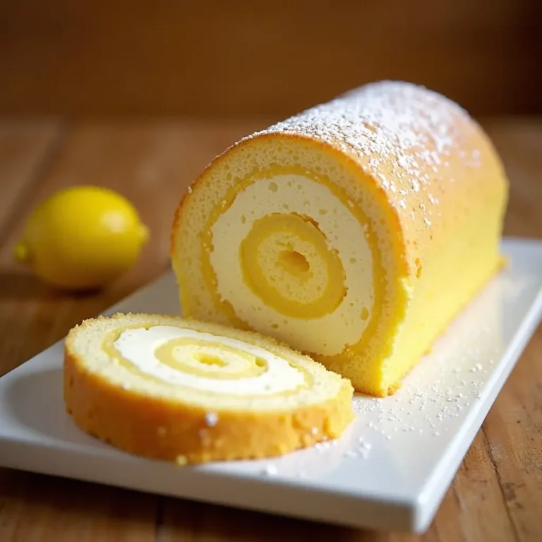Lemon Cake Roll