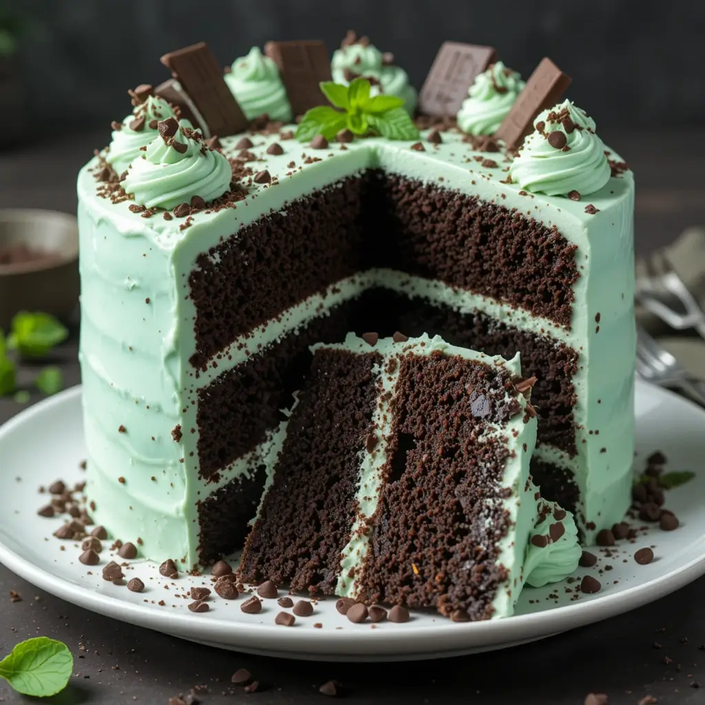 Mint Chocolate Cake