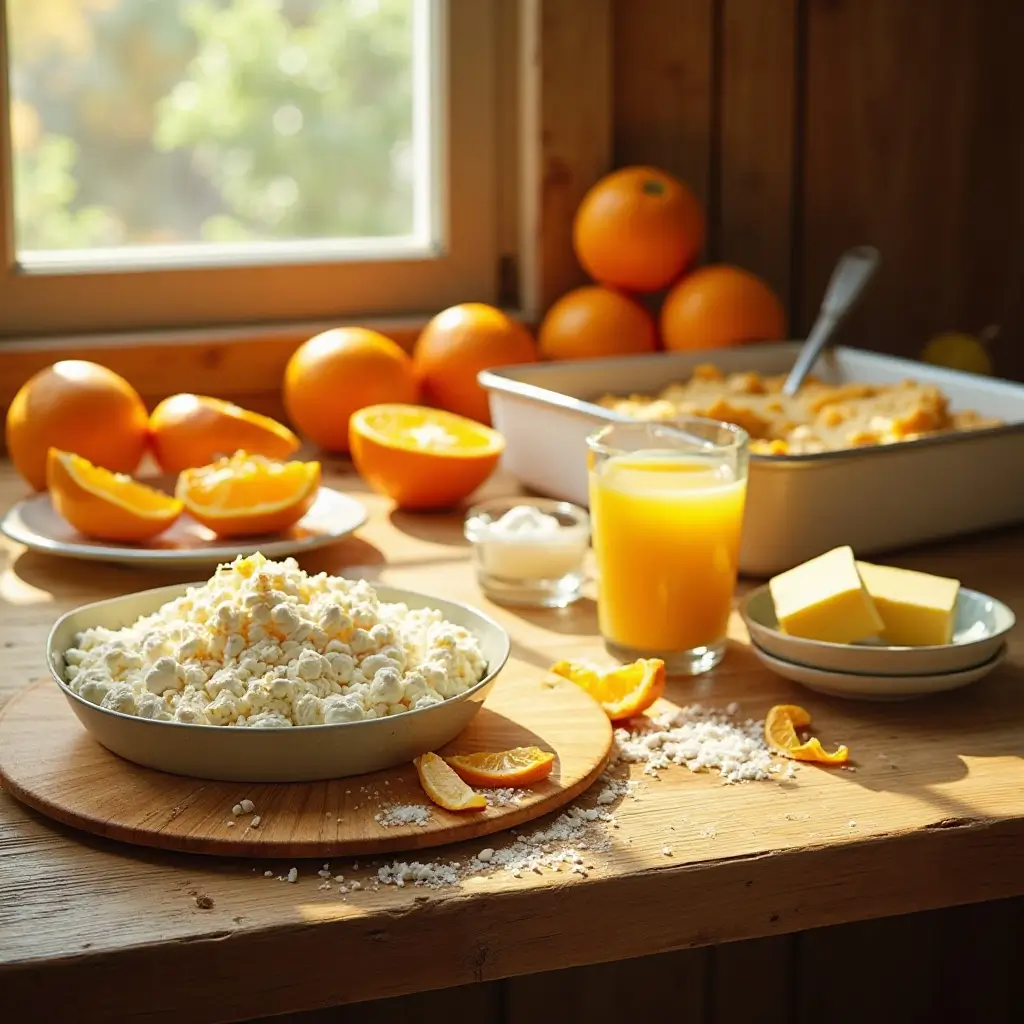 Orange Cake with Glaze