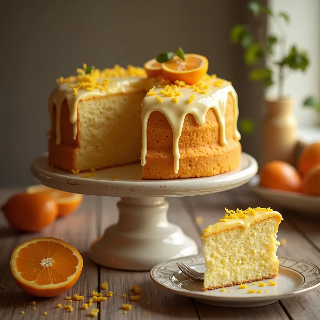 Orange Vanilla Cake