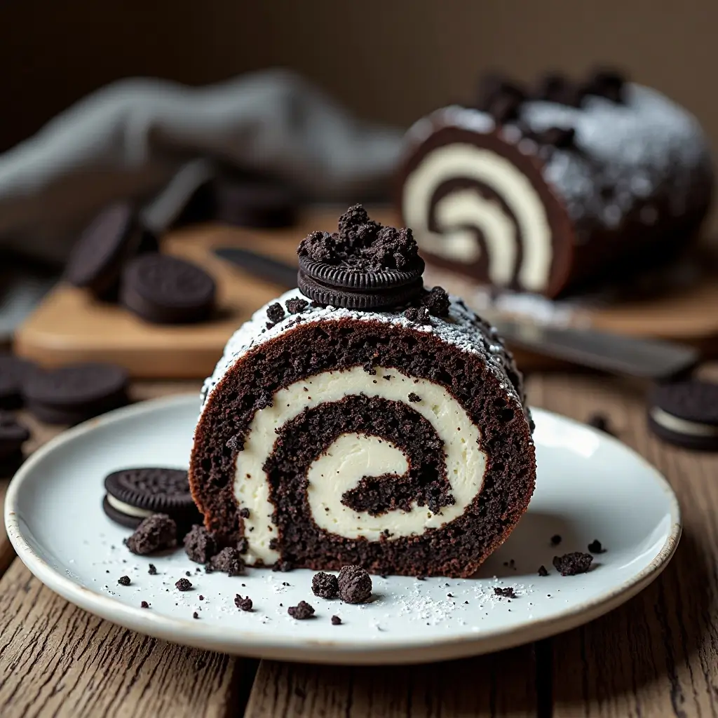 Oreo Cake Roll