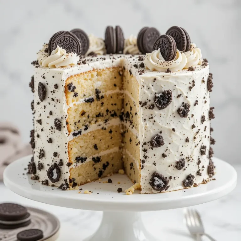 Oreo Vanilla Cake