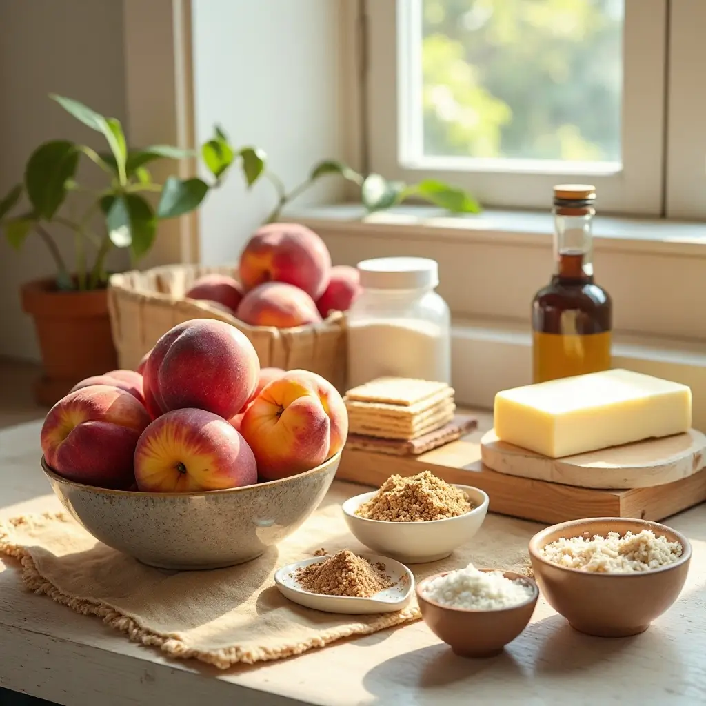 Peach Cheesecake