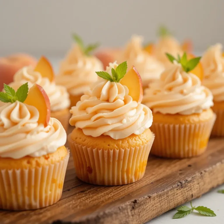 Peach Cupcakes