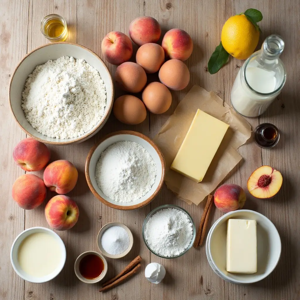 Peaches and Cream Cake