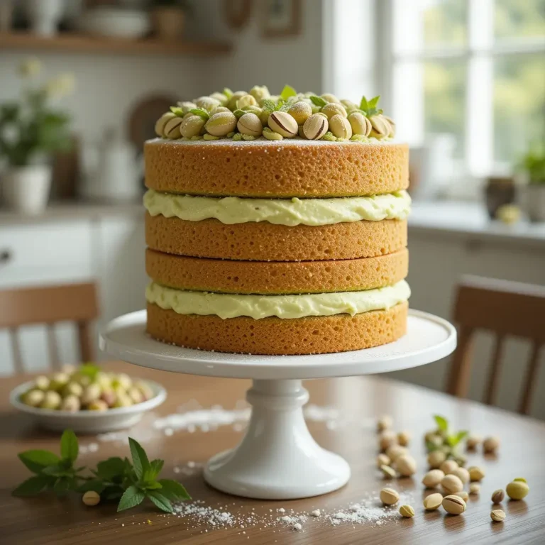 Pistachio Cream Cake