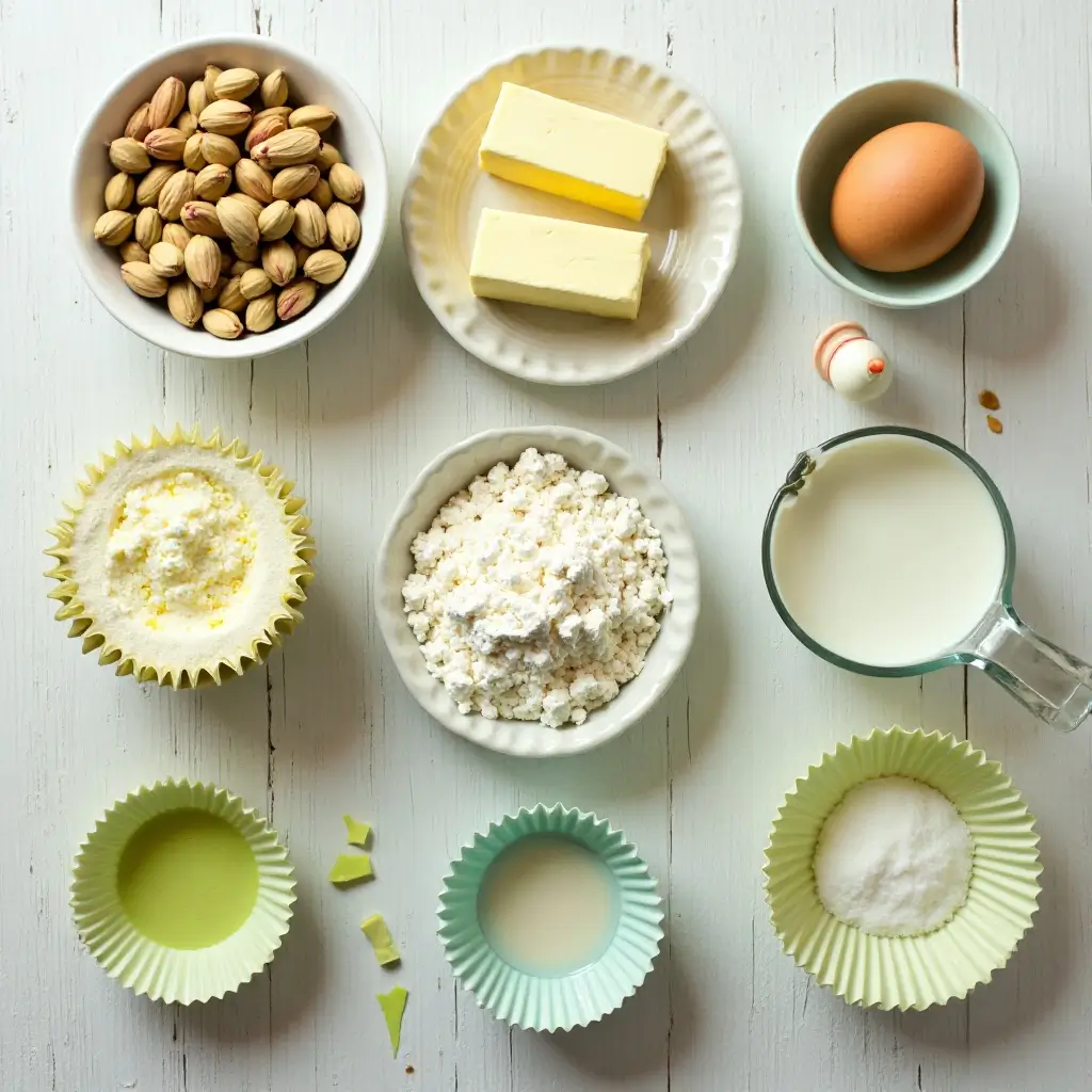 Pistachio Cupcakes