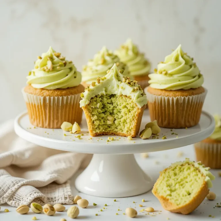 Pistachio Cupcakes