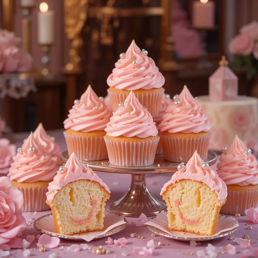 Princess Peach Cupcake