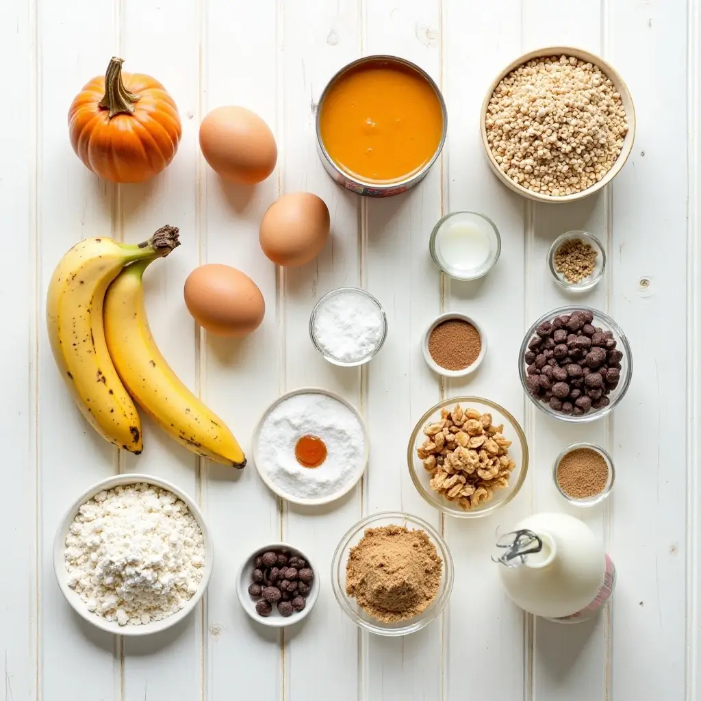 Pumpkin Banana Muffins