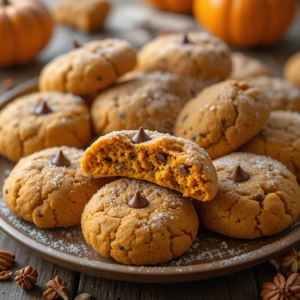 Pumpkin Cake Cookies
