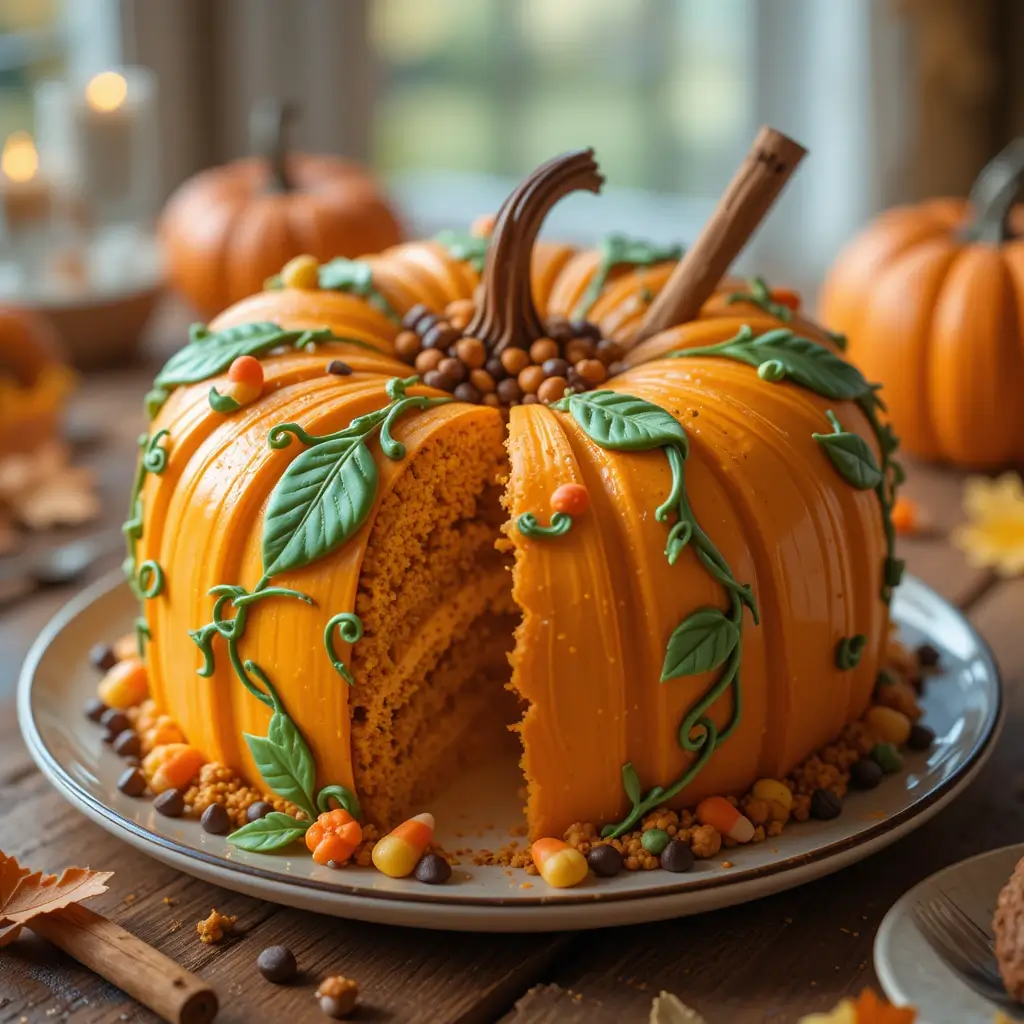 Pumpkin Cake Design