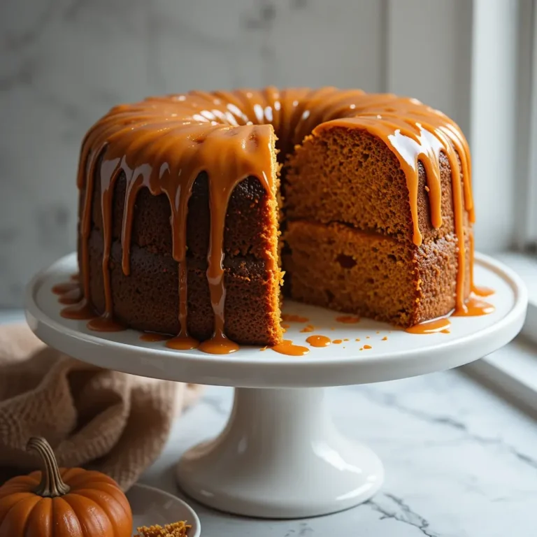 Pumpkin Caramel Cake