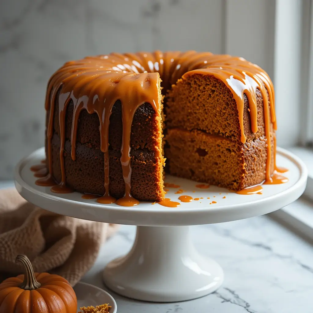 Pumpkin Caramel Cake