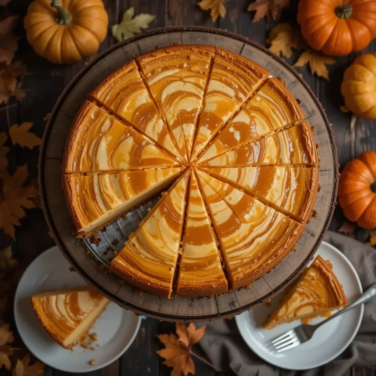 Pumpkin Caramel Cheesecake