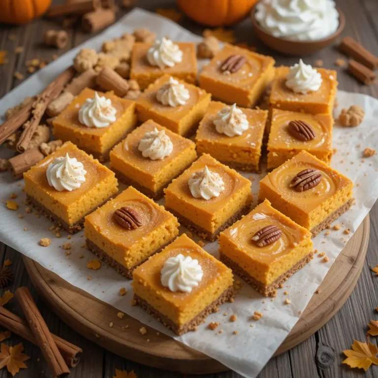 Pumpkin Cheesecake Bars