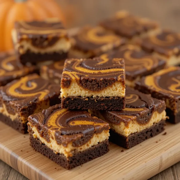 Pumpkin Cheesecake Brownies