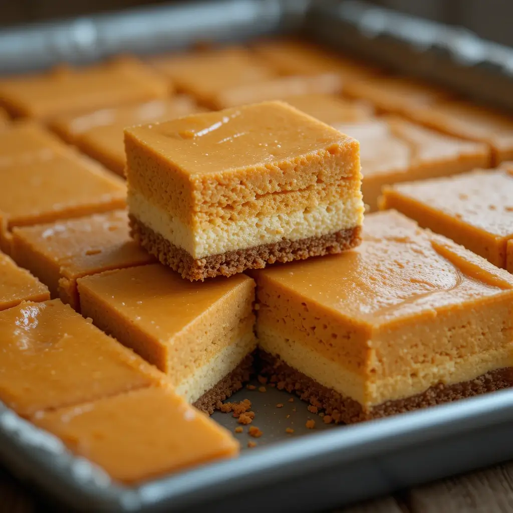 Pumpkin Cheesecake Squares