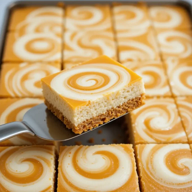Pumpkin Cheesecake Swirl Bars