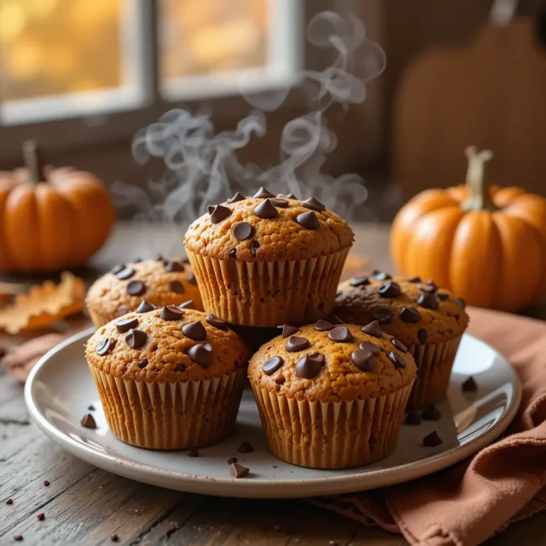 Pumpkin Chocolate Chip Muffins