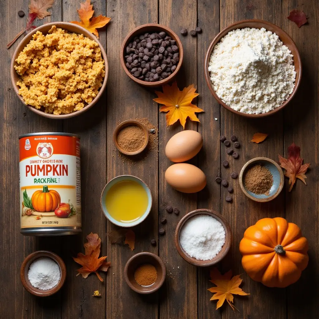 Pumpkin Chocolate Chip Muffins