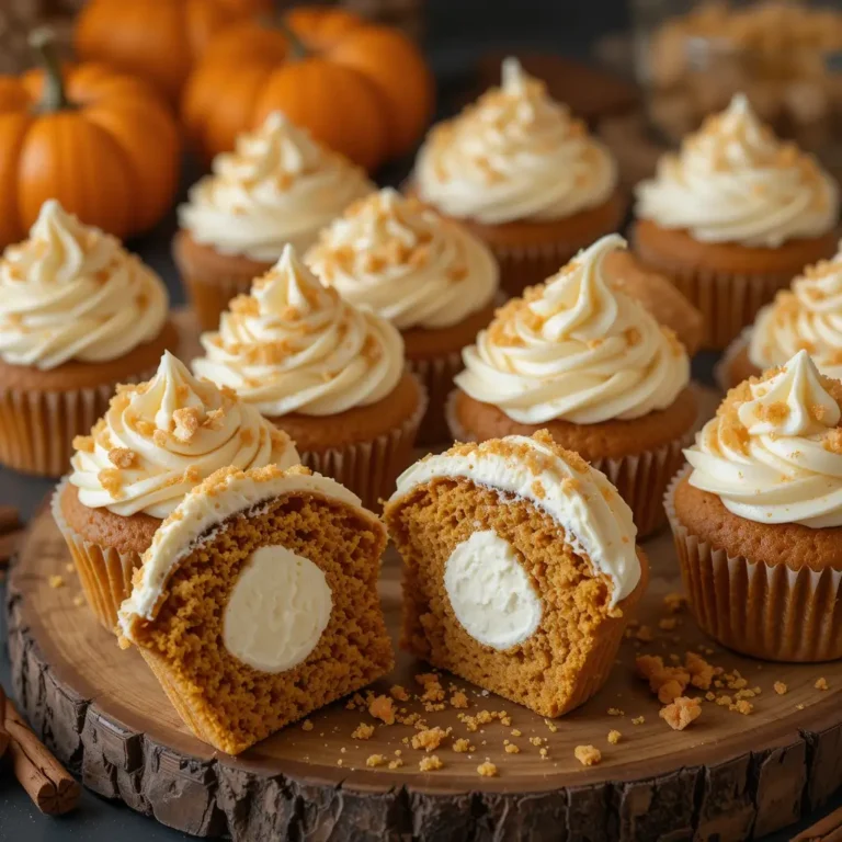 Pumpkin Cream Cheese Cupcakes