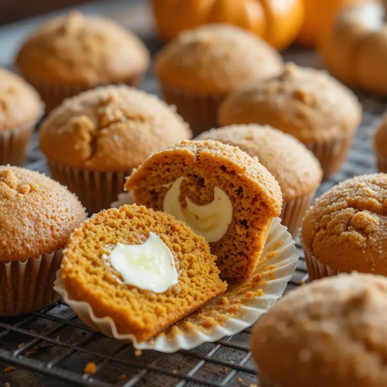 Pumpkin Cream Cheese Muffins