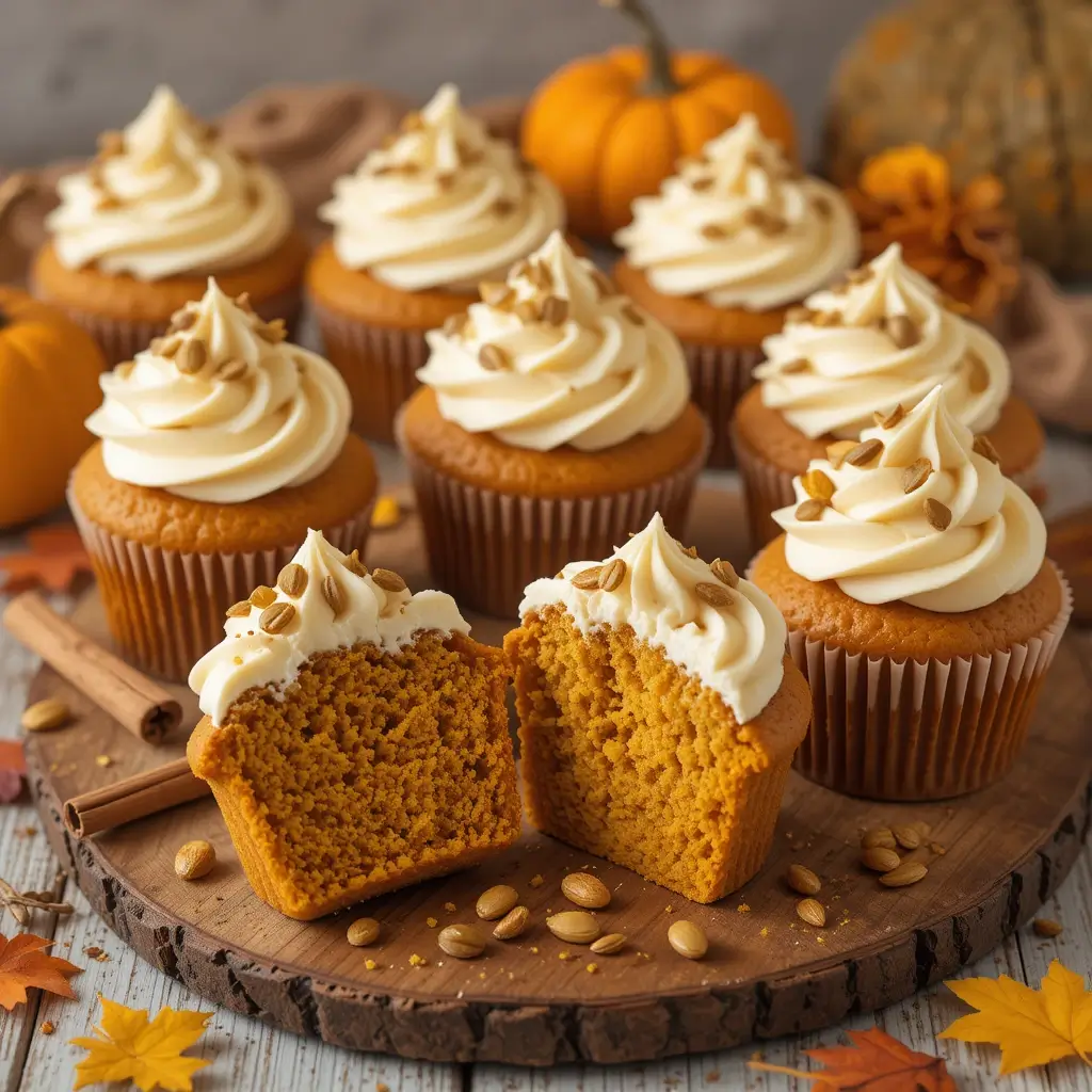 Pumpkin Cupcakes Vegan