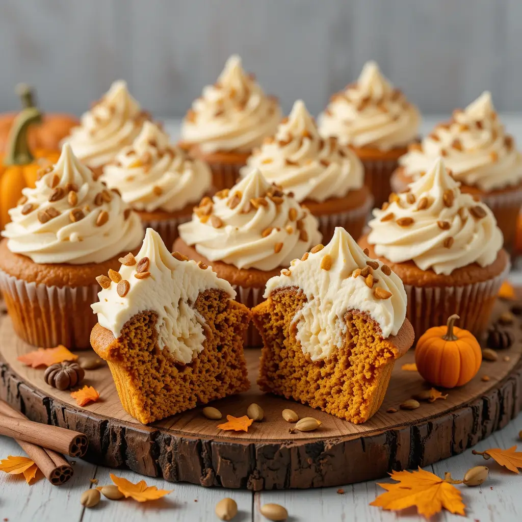 Pumpkin Cupcakes Vegan