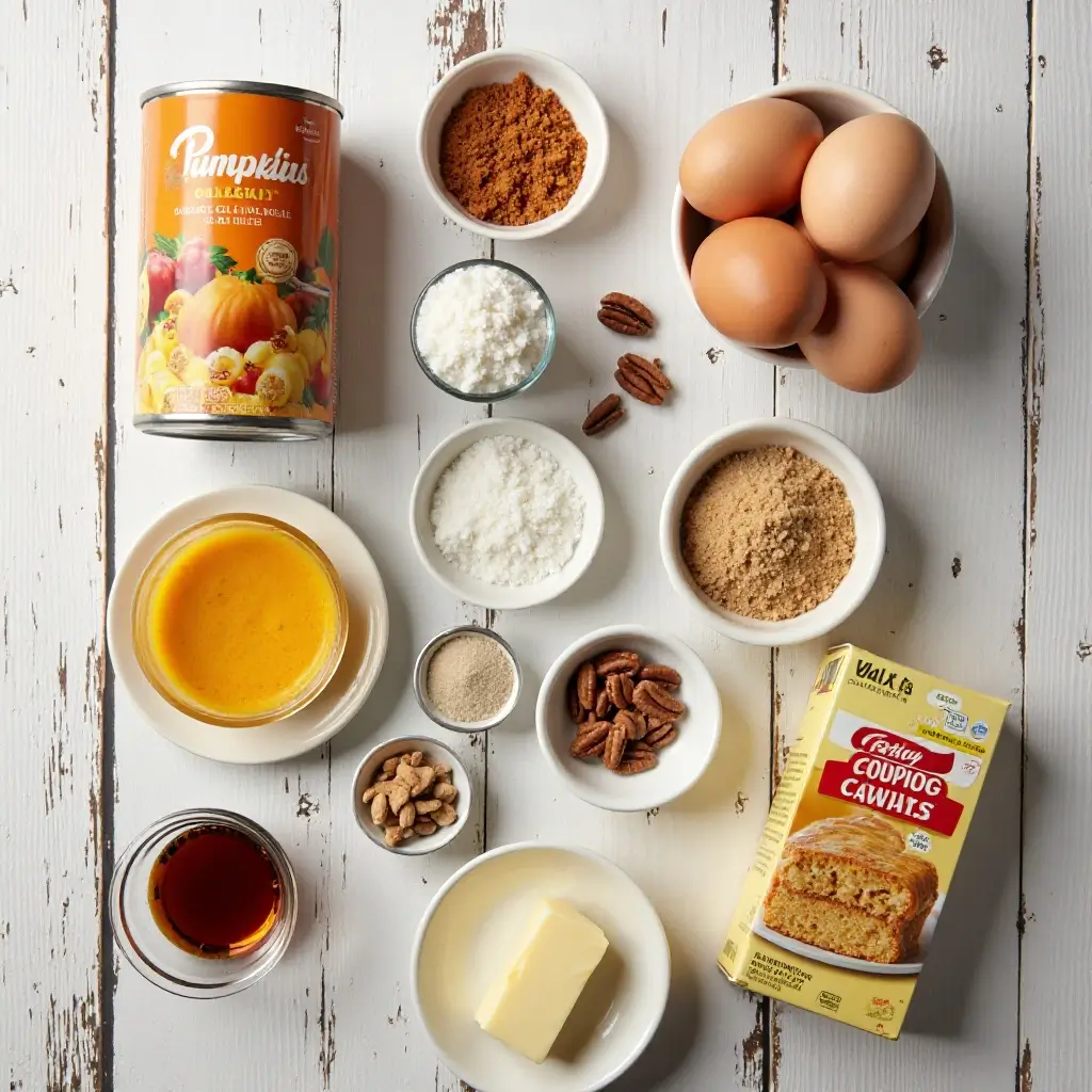 Pumpkin Dump Cake Crockpot