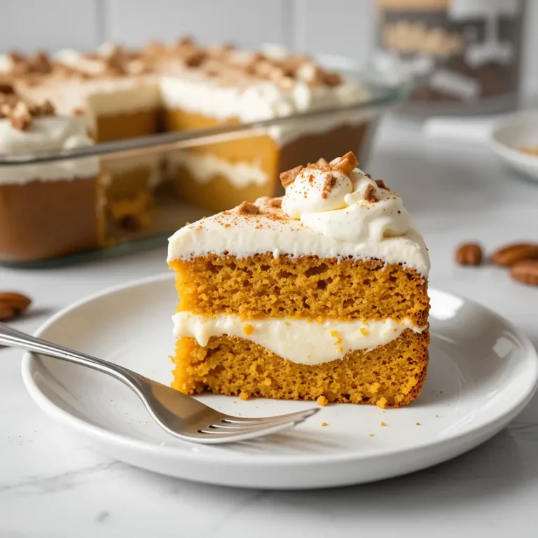 Pumpkin Poke Cake