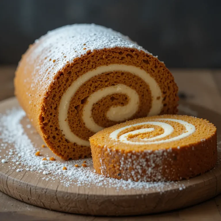 Pumpkin Roll Cake