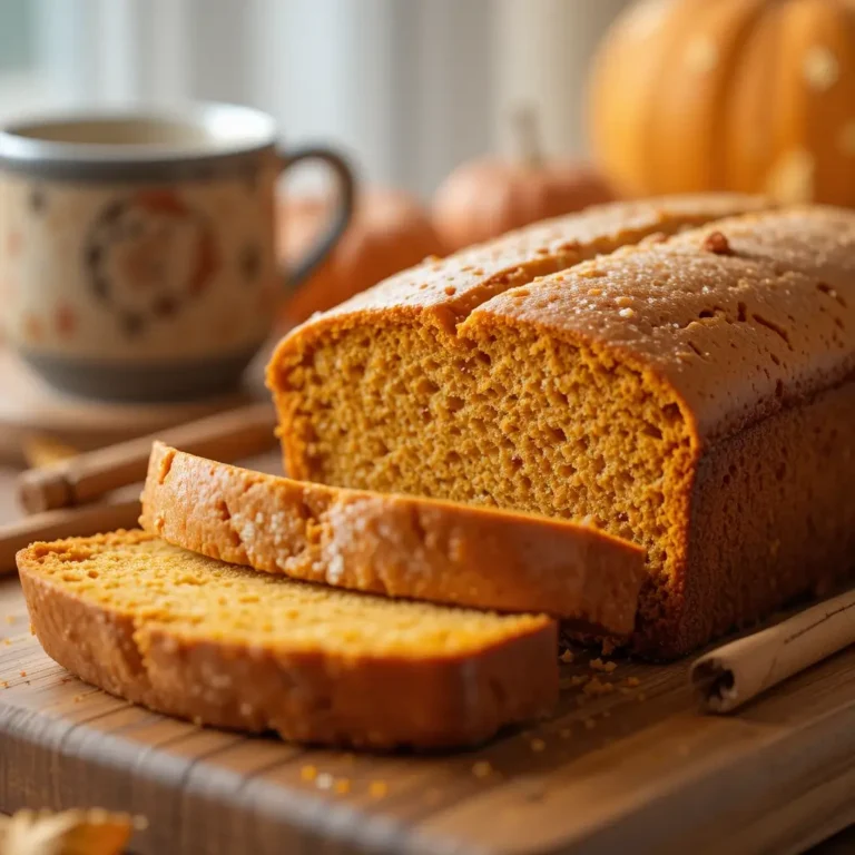 Pumpkin Spice Cake Mix Bread