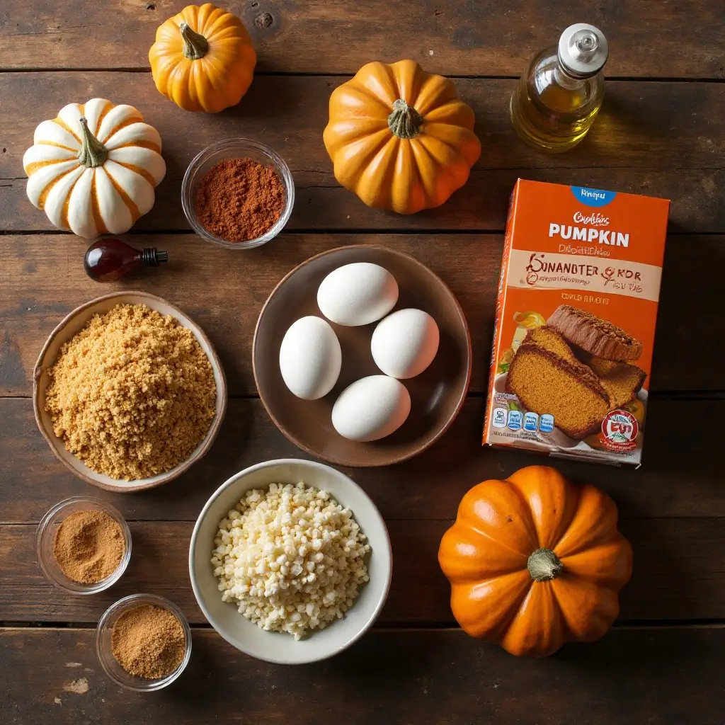 Pumpkin Spice Cake Mix Bread