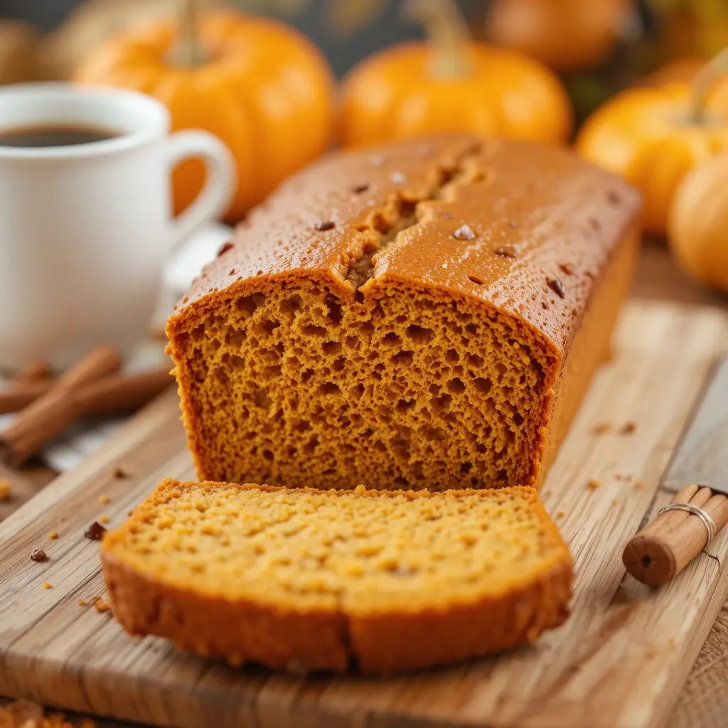 Pumpkin Spice Cake Mix Bread