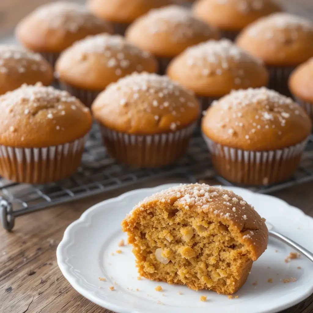 Pumpkin Spice Cake Muffins