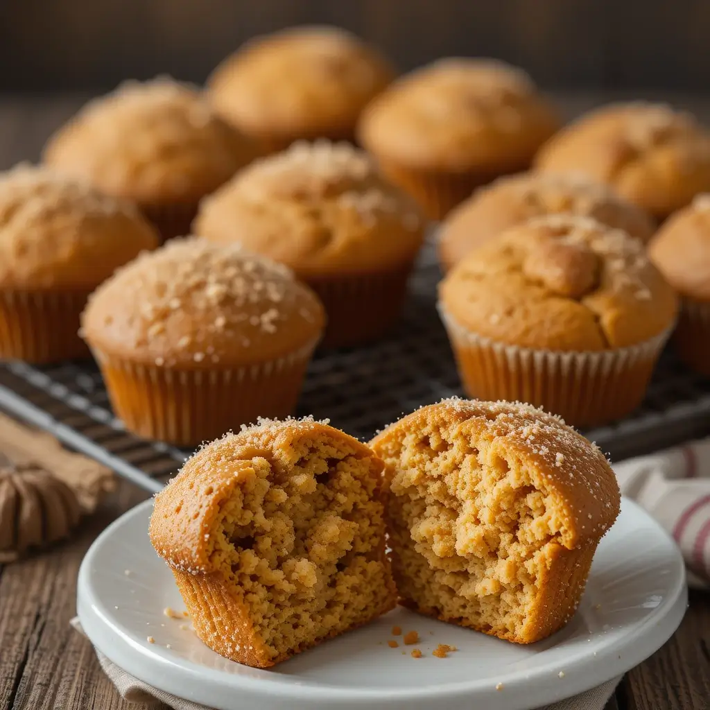Pumpkin Spice Cake Muffins
