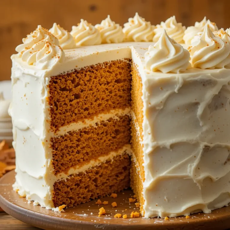 Pumpkin Spice Cake with Cream Cheese Frosting